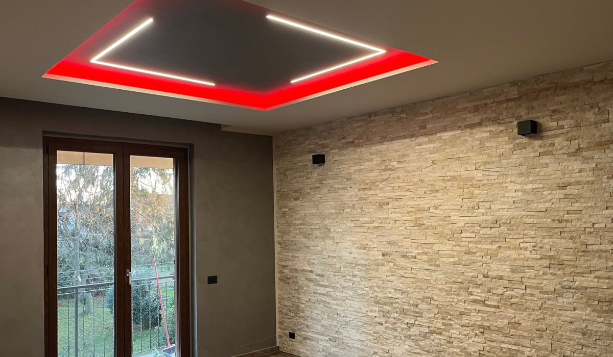 Veletta decorativa con luci led